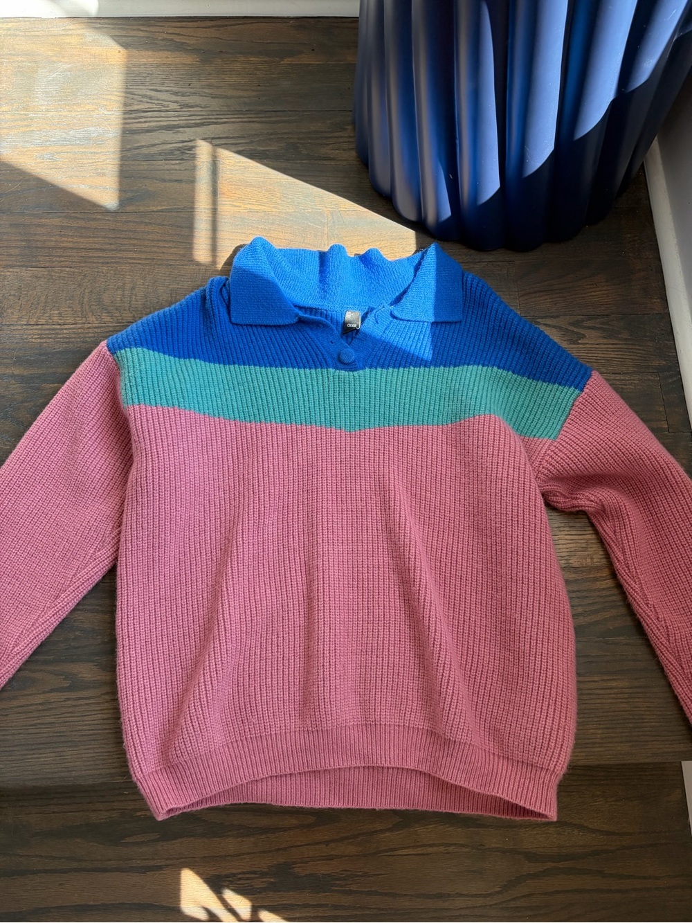 Cider collared multi color sweater - Women’s size Large - Picture 1 of 4